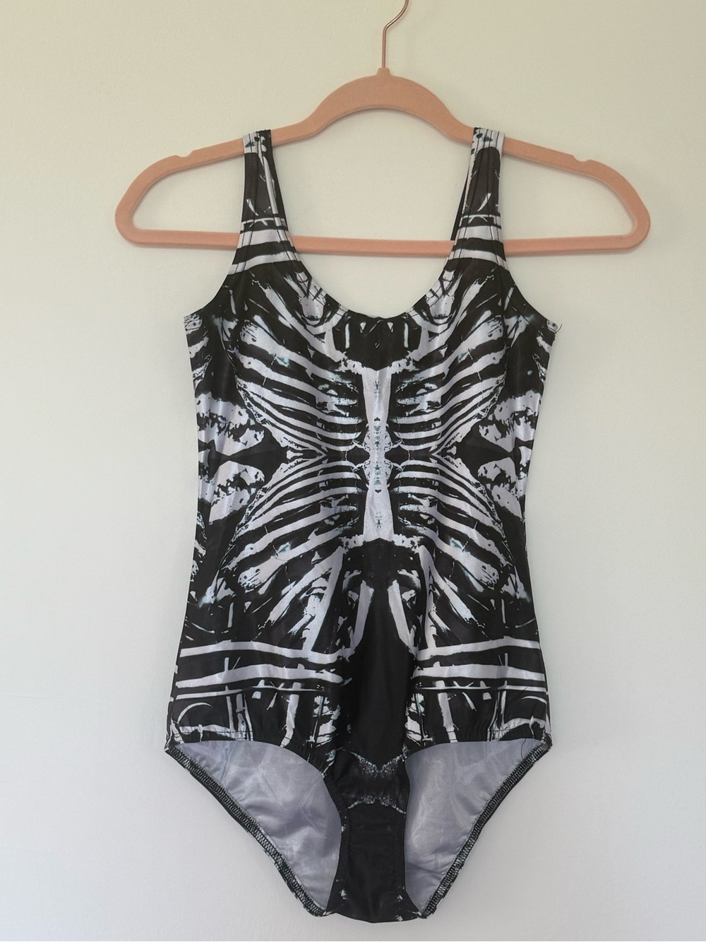 BLACK MILK SKELETON LEOPTARD ONE PIECE